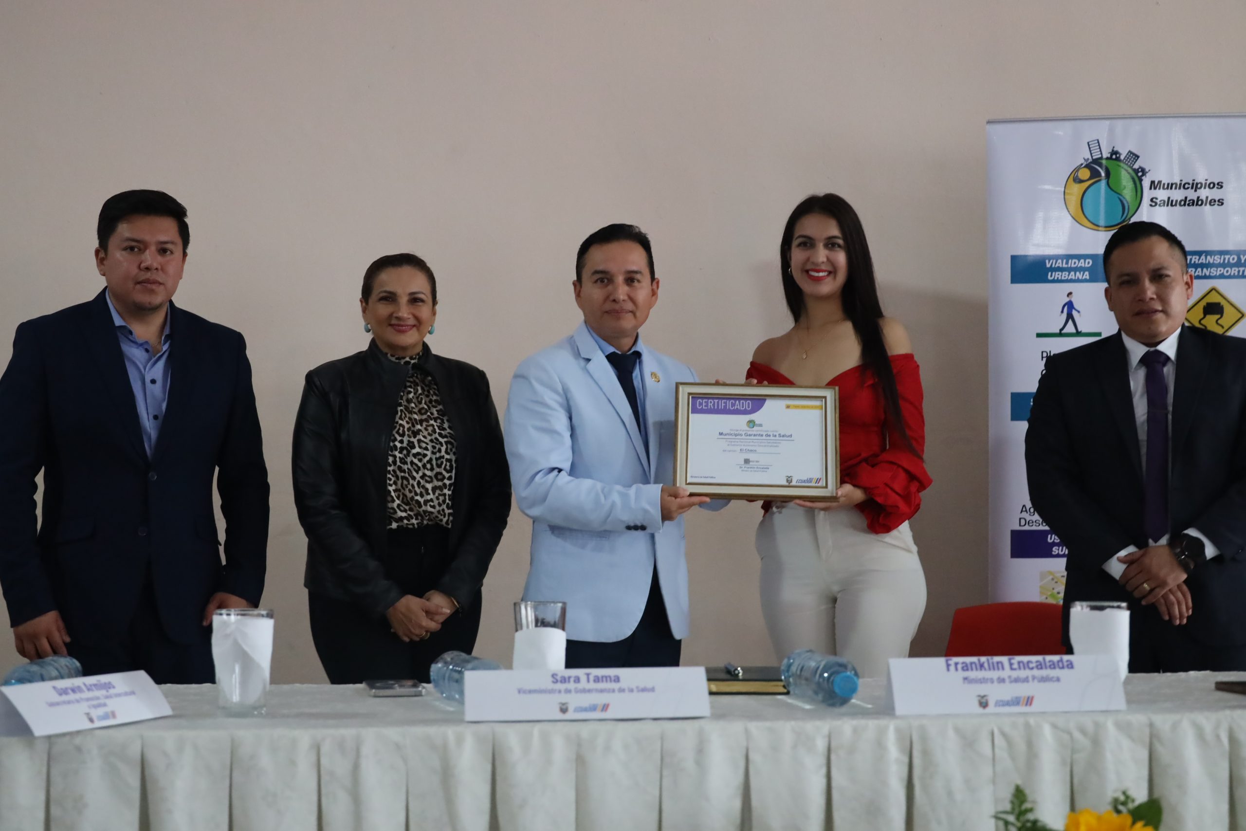 MSP certific al GAD de El Chaco como Municipio Garante de la