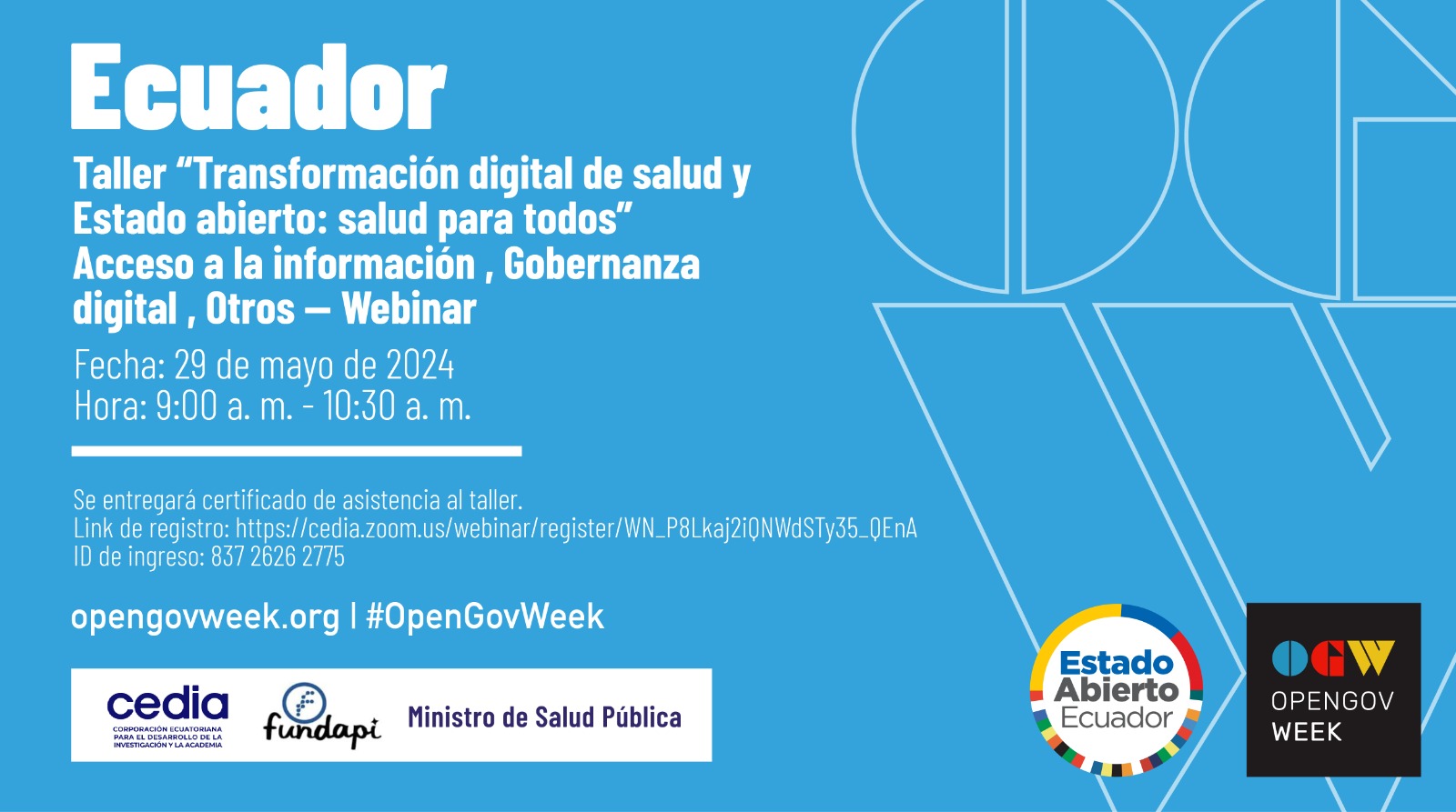 Msp Desarrolló Taller Colaborativo Sobre Salud Digital Dentro De La